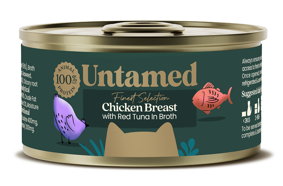 Chicken Breast with Red Tuna