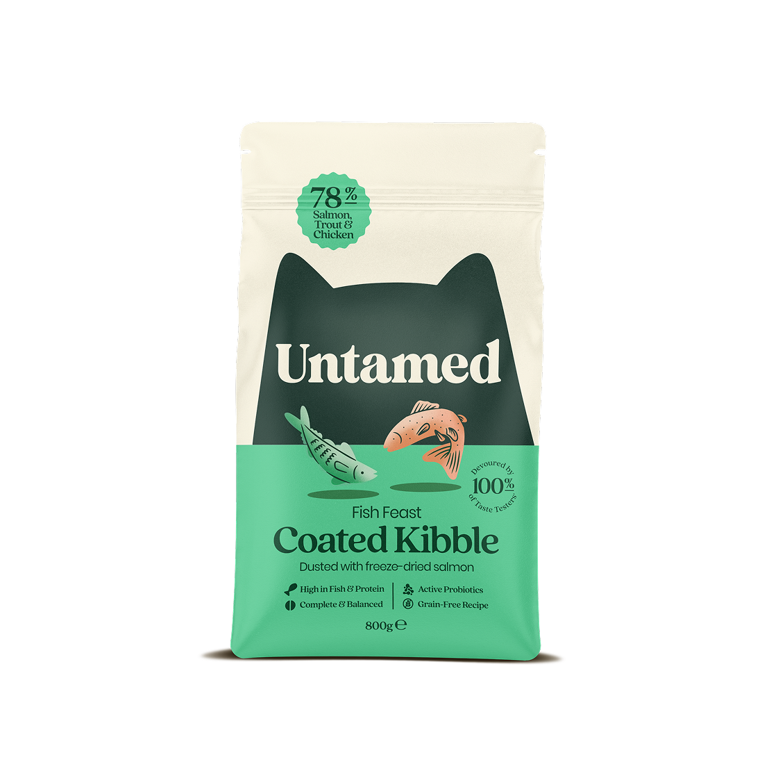 Fish Feast coated kibble