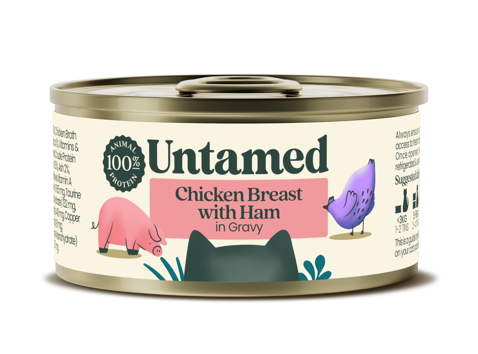 Chicken Breast with Ham in Gravy