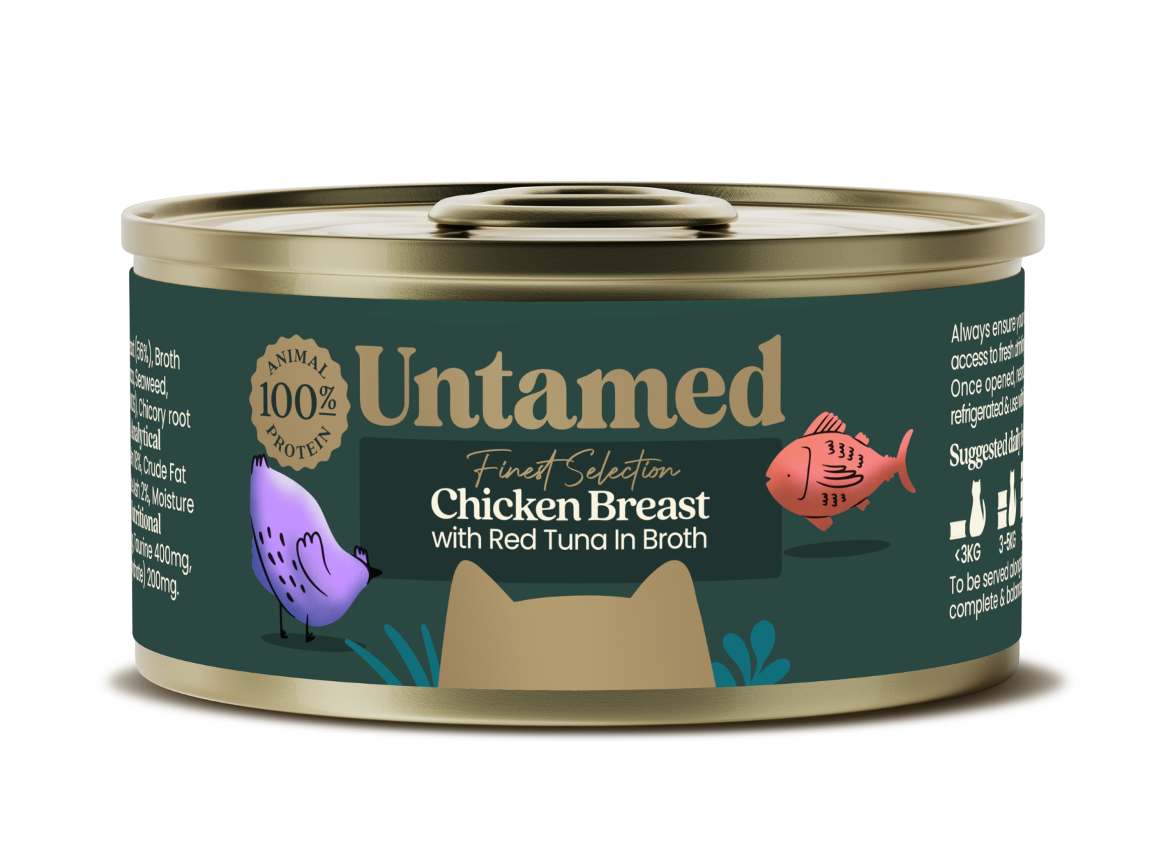 Chicken Breast with Red Tuna in Broth